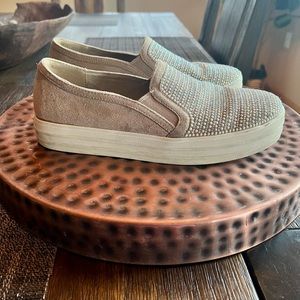 Skechers Double Up Rhinestone Trim Slip-Ons